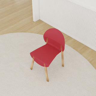 4 Piece Set Of Single Chairs With A Design Combining Modern And Traditional Elements