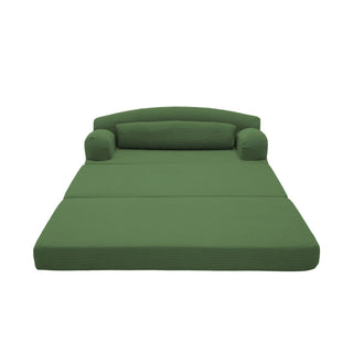 2 Seater Sofa Bed, Compact Foldable Floor Couch