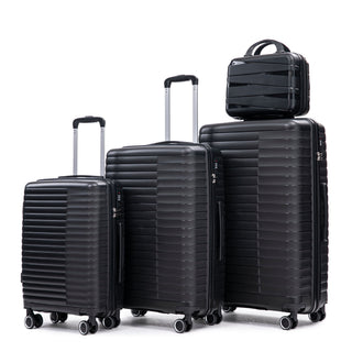 4 Piece Luggage Set, Combination Lock