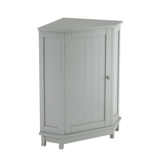 Bathroom Cabinet Triangle Corner Storage Cabinet With Adjustable Shelf Modern Style