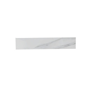 Sintered Stone Bathroom Vanity Top With 4" Backsplash And 22" Sidesplash - Carrara White