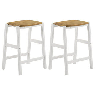 Cowichan - Backless Counter Stool (Set of 2) - White
