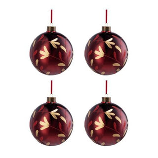 Christmas Ball Glass Decorative Hanging Ball Christmas Tree Ornaments, For Holiday Party Decorations