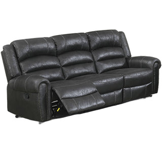 Power Reclining Sofa With Built In USB Port - Black