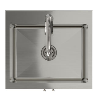 Darwin - Deluxe Laundry Cabinet With Pull-Out Faucet And Stainless Steel Sink