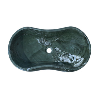 Bathroom Vessel Sink With Wavy Design