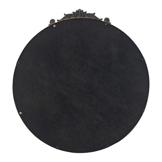 Classic Design Mirror With Baroque Inspired Frame For Bathroom, Entryway Console Lean Against Wall