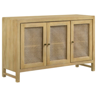 Ashton - 3 Door Accent Cabinet - Natural