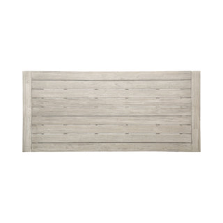 Equilibrium - Outdoor Dining Table With Wooden Frame And Slat Top