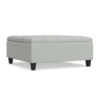 Harrison - Coffee Table Storage Ottoman Lift Top - Stone Gray