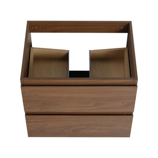 Wall Mounted Bathroom Vanity With Sink, 2 Soft Close Drawers