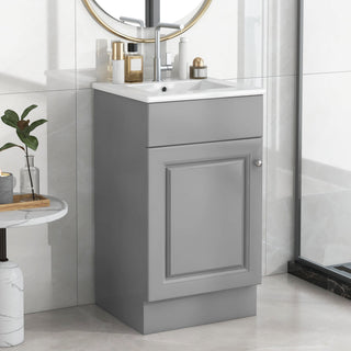 Bathroom Vanity With Sink, Cabinet With Adjustable Shelf