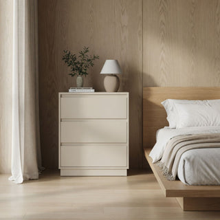 3 Drawer Nightstand, Bedroom Side Table