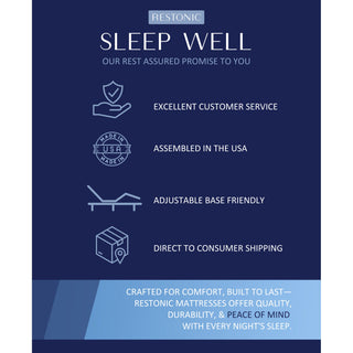 Comfort Care - 12" Hybrid Euro Top Mattress, Plush Comfort With Individual Pocketed Coil - Gray / Blue - Twin