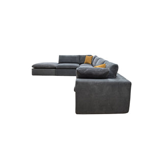 Custom Configuration Modular Sectional & Toss Pillows