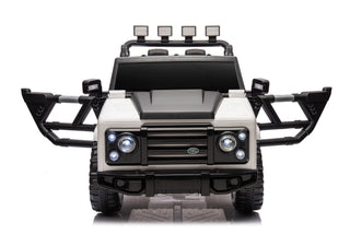 12V7A 30W*2 Four-Wheel Drive Seat One Button Start, Forward And Backward, High And Low Speed, Music, Front Light, Power Display, Two Doors Can Open, 2.4G R / C, Seat Belt Four Wheel Absorber