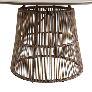 Alesso - Round Dining Table - Brown / Sand