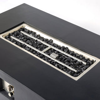 Propane / Natural Gas Fire Pit Table, 50,000 BTU - Charcoal