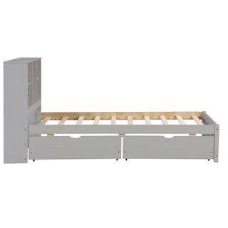 Bed Frame With Built In USB Port And 2 Drawers