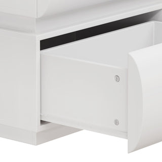 Minimalist Modern 6 Drawer Dresser, Handle Free Design With Wide Storage