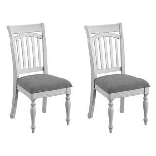 Slat Back Dining Chairs (Set of 2) - Gray