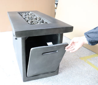 Propane / Gas Outdoor Fire Pit Table Durable Construction