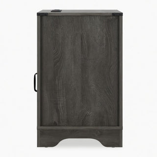 Farmhouse Nightstand, Charging Station & Storage