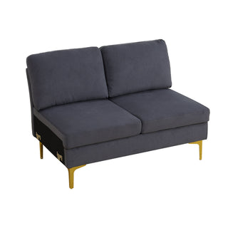 U - Shaped Sectional Sofa With Double Chaise