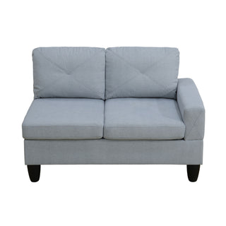 Modular L - Shaped Sectional Sofa 6 Seater 4 Piece Couch With Chaise