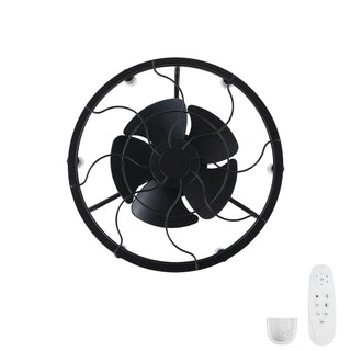 Modern Farmhouse Ceiling Fan, Adjustable Hanging