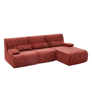 Oversized Sectional Sofa, Living Room Seating With Modular Design
