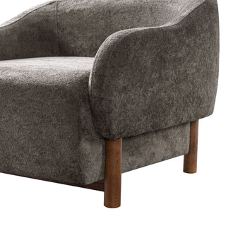 Modern Accent Chair With Recessed Arms And Tight Back