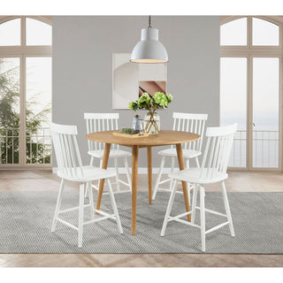 Waverly - Round Counter Height Dining Table - Light Ash