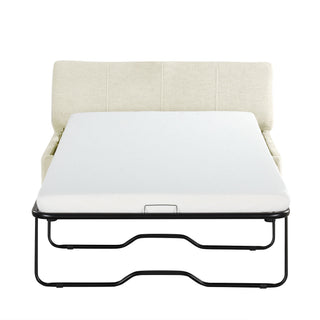 Twin Size Folding Ottoman Sleeper Bed With Mattress Convertible Guest Bed