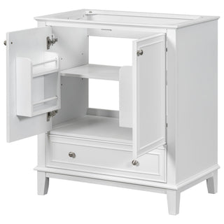 Modern Bathroom Vanity Base Only With Doors And Drawer