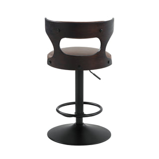 Saba - Adjustable Stool With Swivel - Brown