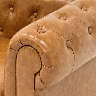 2 Piece Sofa Set With Rolled Armrests