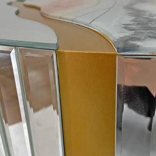 Round Mirror Coffee Table, Living Space Furniture