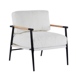 Modern Accent Chair With Cushions, Cozy Seating