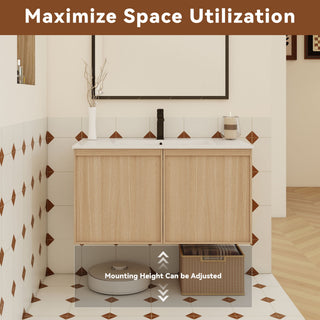 Floating Bathroom Vanity With Sink Combo