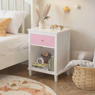 Nightstand With 1 Drawer 1 Shelf