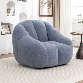 Comfy Bean Bag Chair With Memory Foam Filler, Tufted Soft