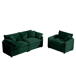 Elegant Oversized Sectional Sofa Set With Deep Seats And Flexible Layout