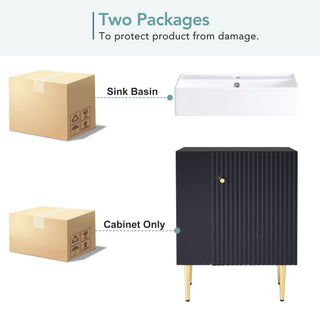Bathroom Vanity, Combo Cabinet, Bathroom Storage Cabinet, Single Ceramic Sink