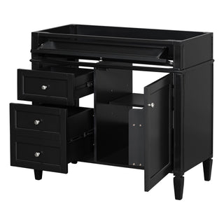 Bathroom Vanity With 2 Drawers And Tip-Out Drawer, Storage Cabinet