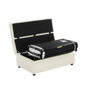 Twin Size Folding Ottoman Sleeper Bed With Mattress Convertible Guest Bed