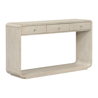 Console Table With 3 Drawers And Display Shelf