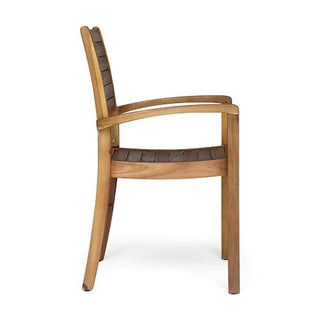 Outdoor Dining Chair, Stacking Design For Patio