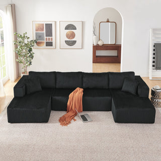U - Shaped Modular Sectional Sofa For Living Room