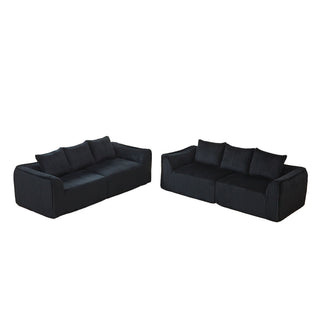 Minimalist Set With Curved Lines & Gently Sloped Backrest